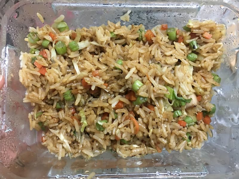 vegan_蔬菜炒飯外帶!