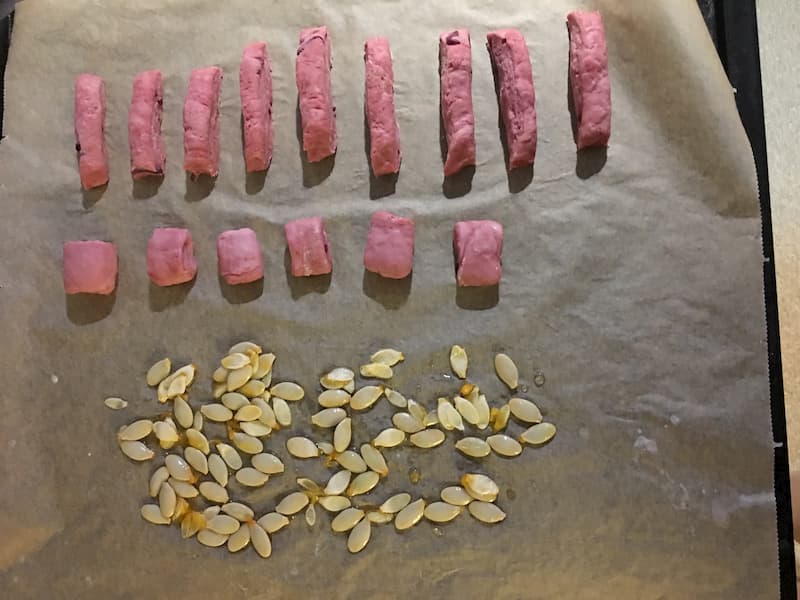 red beet cookies 甜菜根餅乾