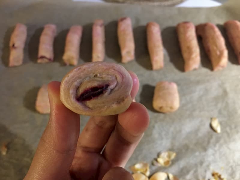 red beet cookies 甜菜根餅乾