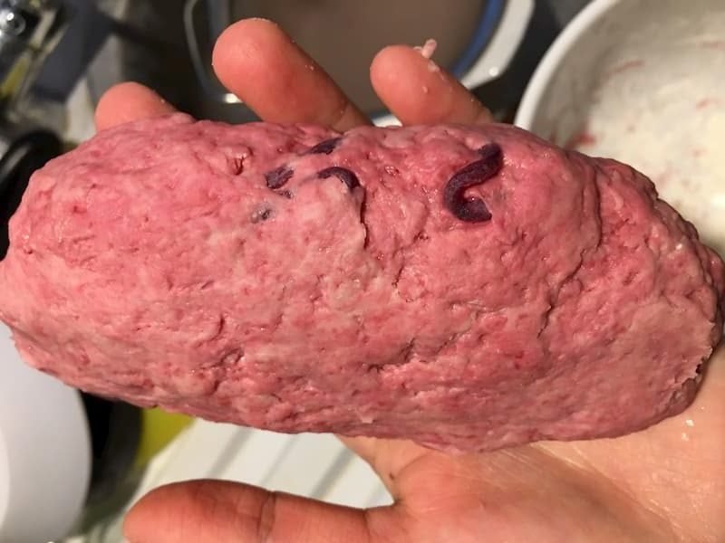 red beet dough 甜菜根麵團