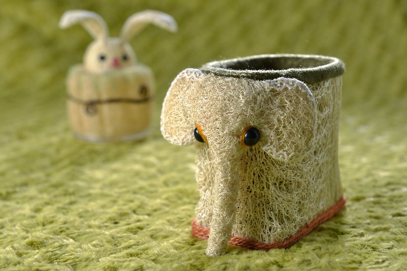 絲瓜絡大象手機座 (photo from 創新農業推廣平台)