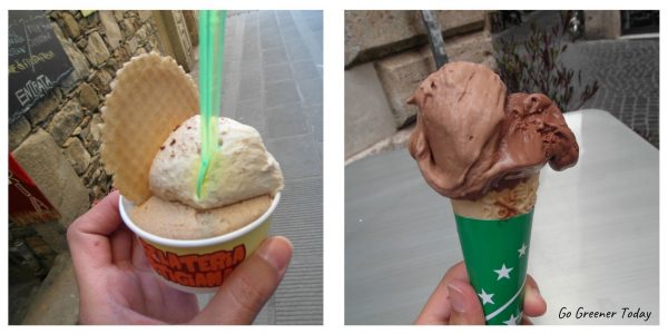 終於讓我翻到多年前在義大利吃的gelato照片