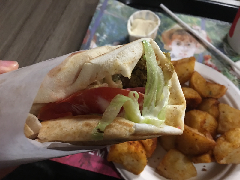 Al wadi falafel pita wrap Canada Quebec Al wadi falafel