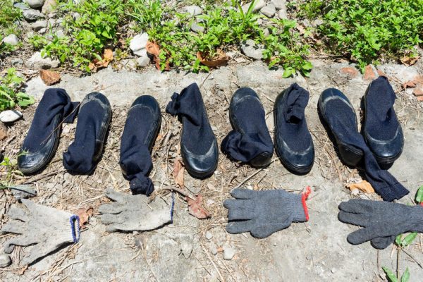 膠鞋與手套 膠鞋與手套