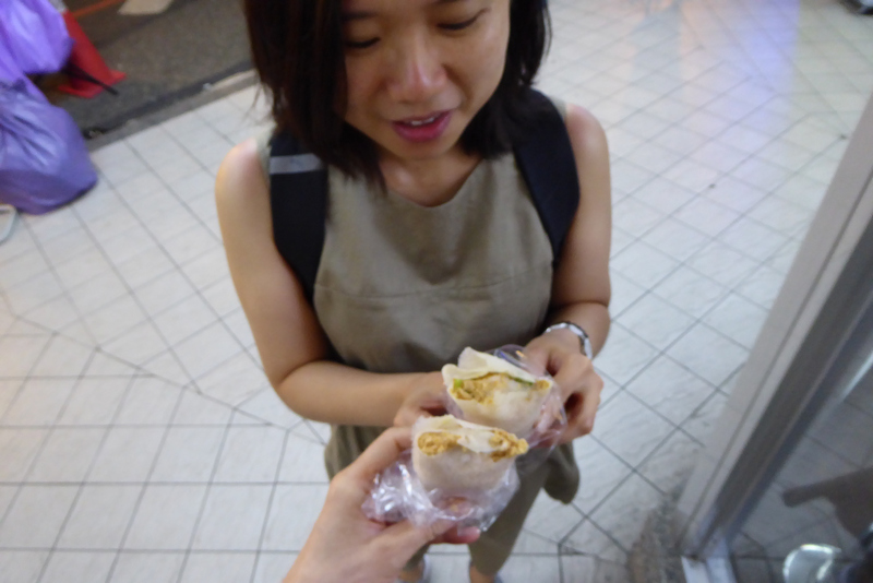 宜蘭羅東花生捲冰淇淋