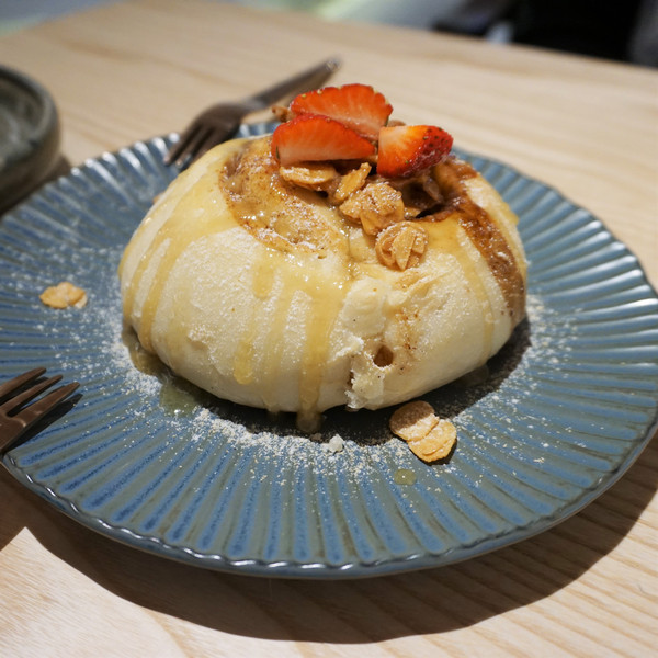 試吃肉桂捲_宜蘭vegan三萩茶會 試吃肉桂捲_宜蘭vegan三萩茶會