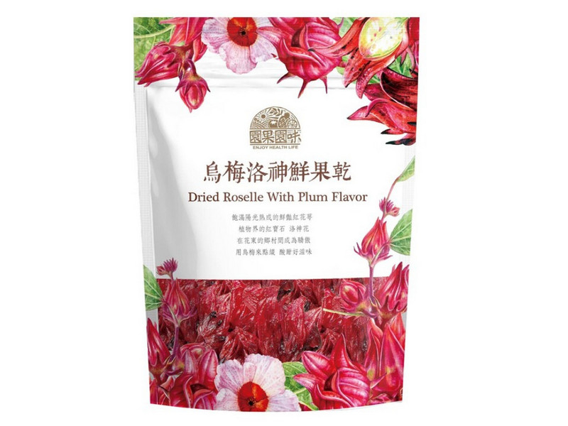 Costco好市多_無棕櫚油_烏梅洛神花鮮果乾