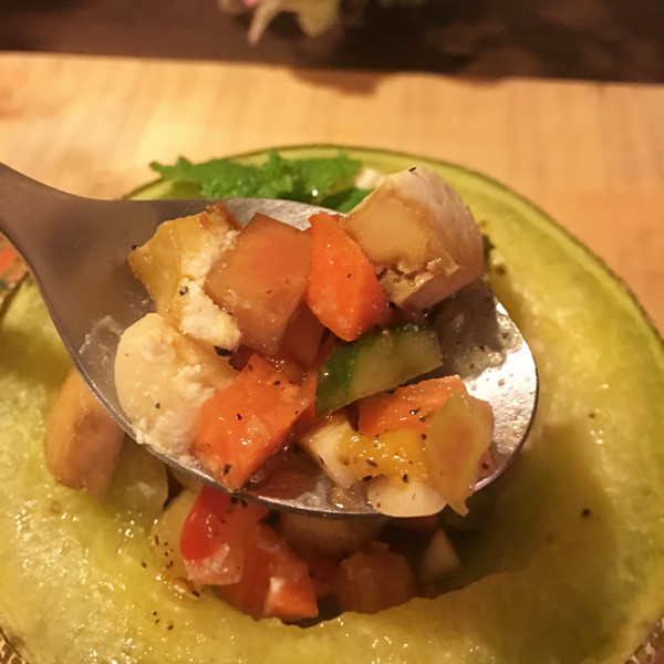 台東蔬食懷石料理問臭_焗烤瓜時蔬 台東蔬食懷石料理問臭_焗烤瓜時蔬