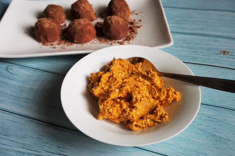 純素vegan食譜_南瓜燕麥可可消化球 純素vegan食譜_南瓜燕麥可可消化球