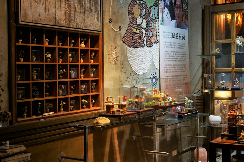 花蓮_黏土細工蔬食咖啡館_花草空間