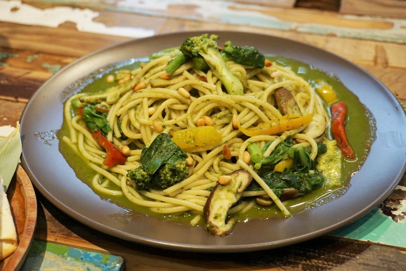 宜蘭礁溪vegan純素餐廳咖啡廳_德陽捌陸_松子青醬義大利麵 宜蘭礁溪vegan純素餐廳咖啡廳_德陽捌陸_松子青醬義大利麵