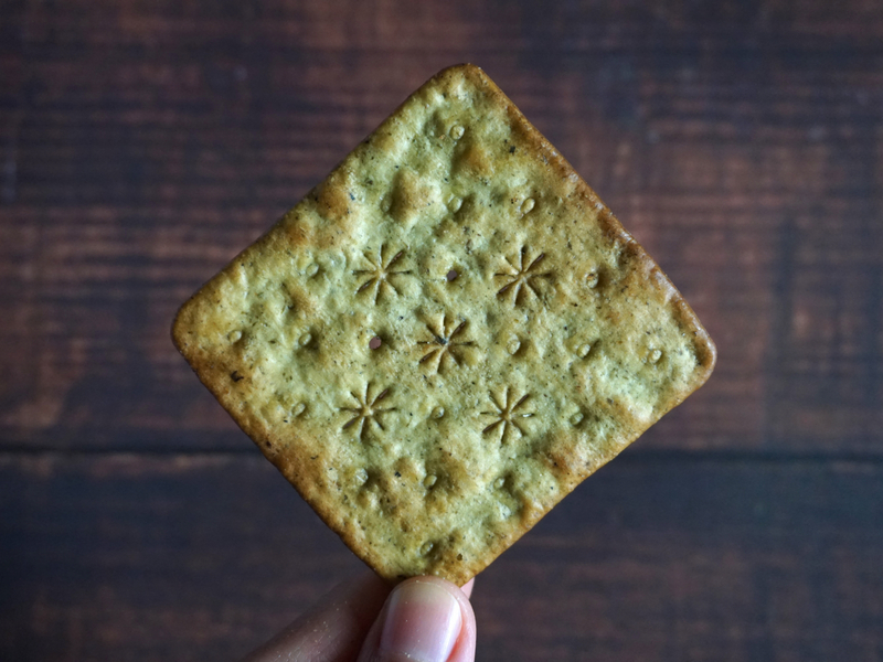 無棕櫚油vegan純素餅乾＿台灣uncle Tony artisan玄米油綠醬蘇打餅乾