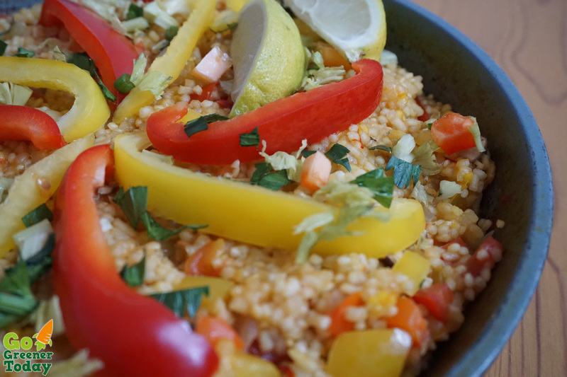 沒有海鮮的vegan蔬食西班牙燉飯