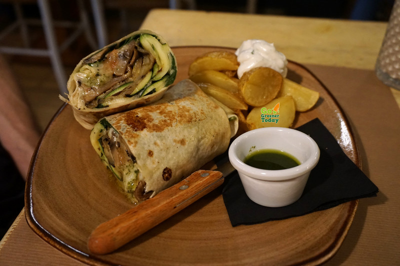 西班牙馬德里vegan蔬食餐廳_VIVA Burger_捲餅 西班牙馬德里vegan蔬食餐廳_VIVA Burger_捲餅