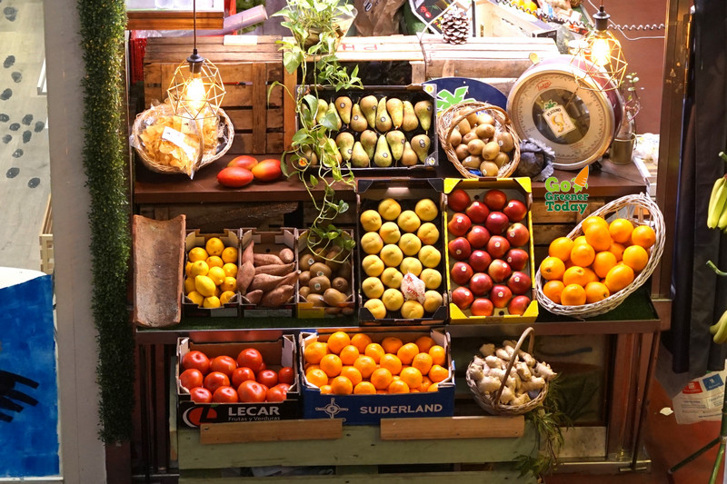 西班牙馬德里當地市場_大麥市場_在地蔬果