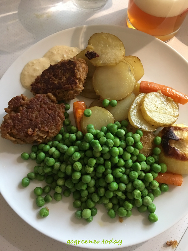 丹麥傳統美食fiskefrikadeller之vegan蔬食版