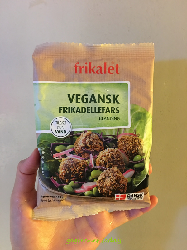 丹麥傳統美食fiskefrikadeller之vegan蔬食版