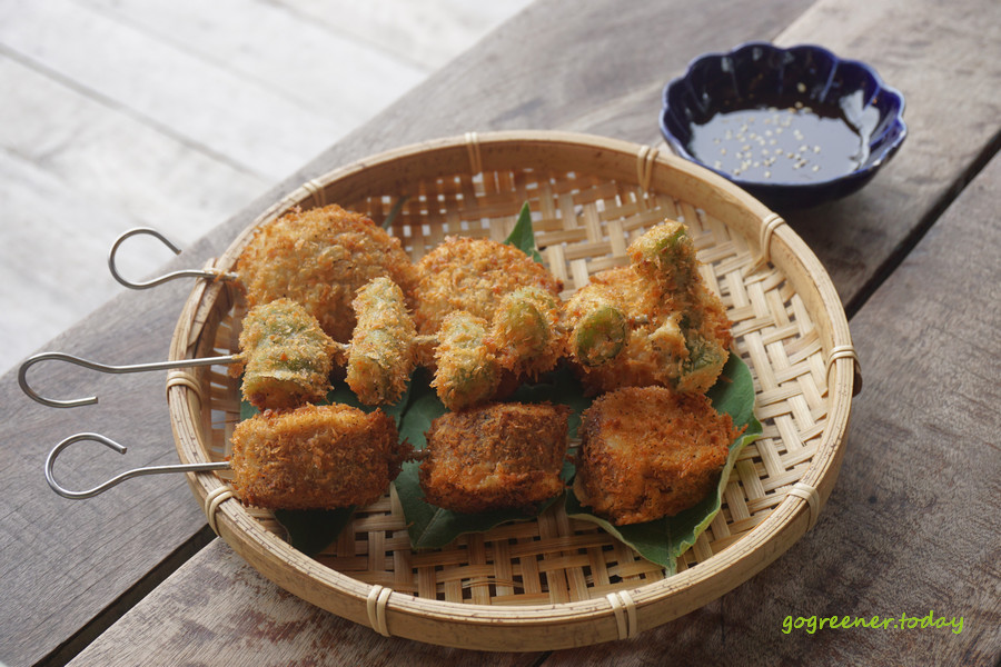 台東關山惣在生活_老屋新生_蔬菜串炸