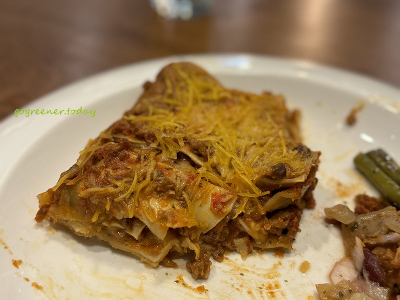 花蓮火車站蔬食_純素番茄素肉醬千層麵