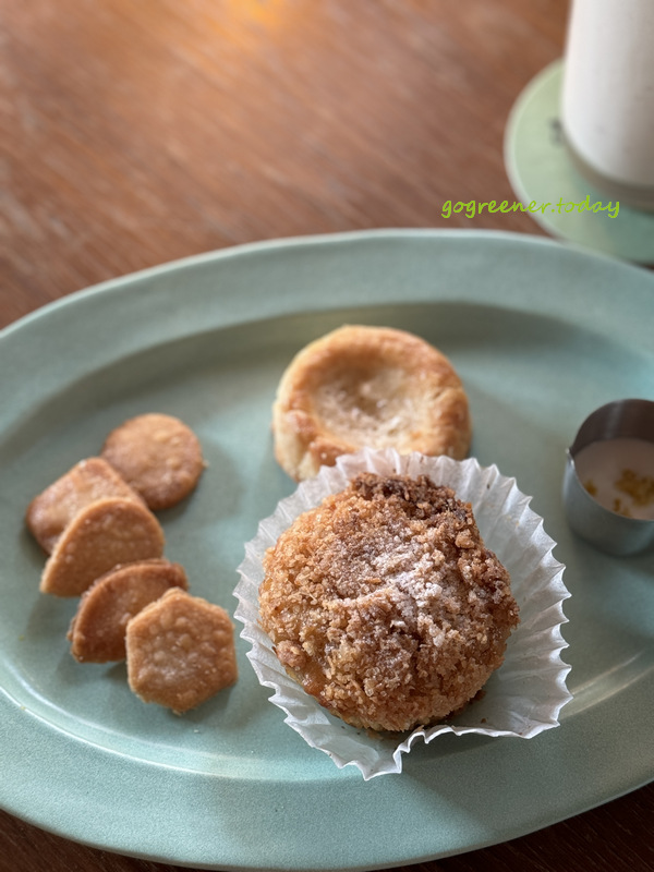 高雄龜時間_vegan純素無奶蛋甜點_瑪芬比士吉餅乾+豆漿卡士達