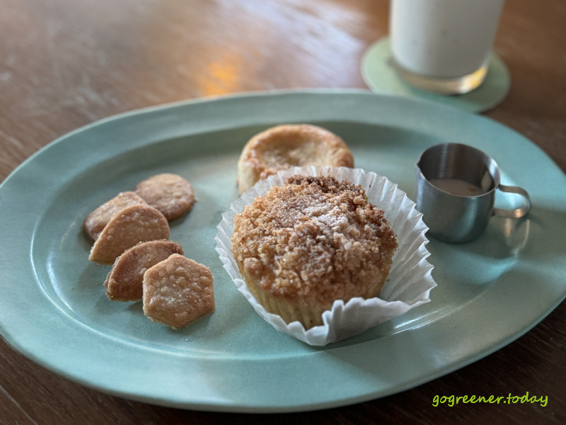 高雄龜時間_vegan純素無奶蛋甜點_瑪芬比士吉餅乾+豆漿卡士達