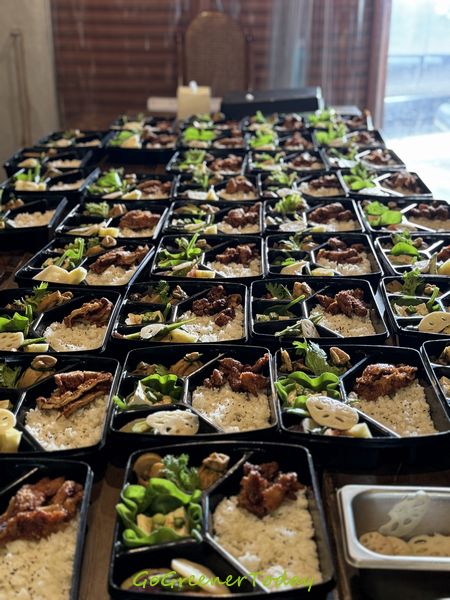 AVEDA企業ESG實踐_結合綠色餐飲_一簞食蔬食外燴便當