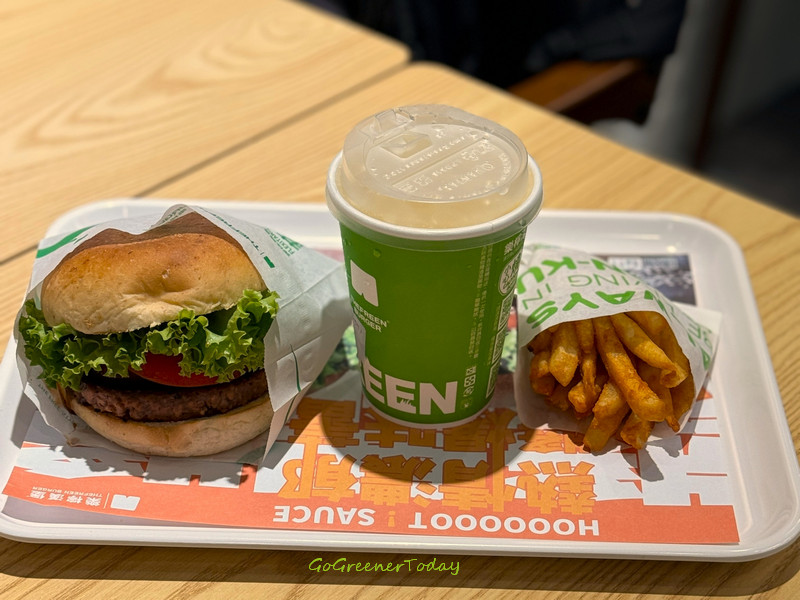 樂檸漢堡_羅東公正店_蔬食漢堡_葷素共食